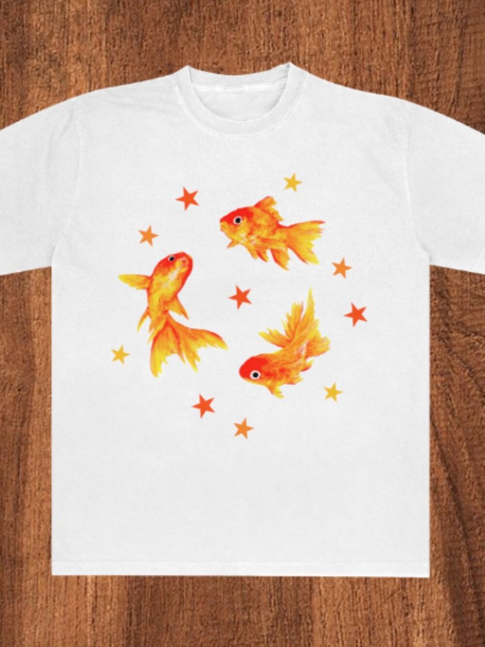 Goldfish T-Shirt, Star Aesthetic